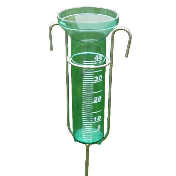 Pluviometro mm incl. stelo in metallo 110 cm