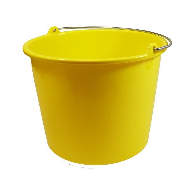 Prodotti secchiello plastica prof mm giallo 12l