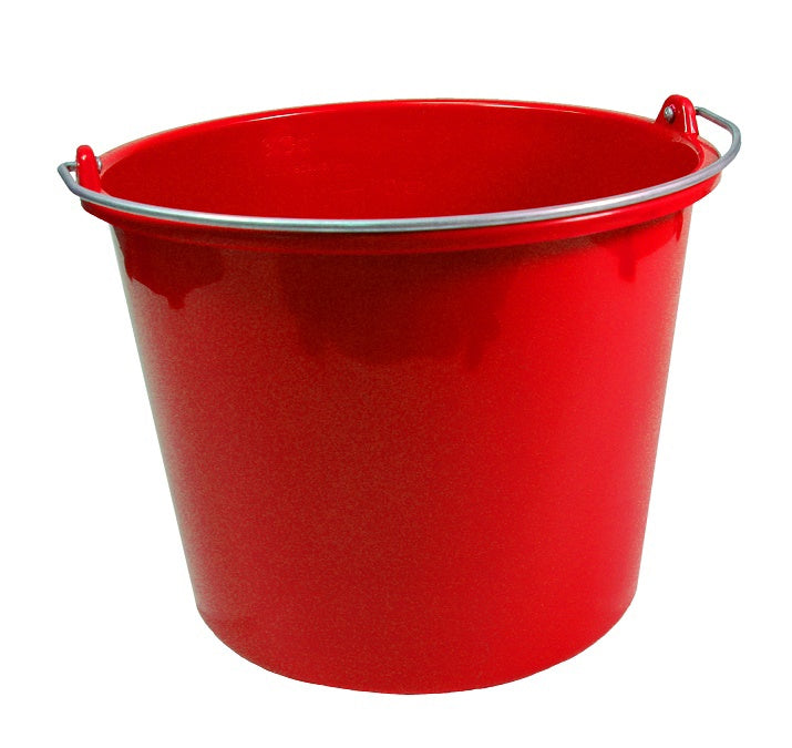 Prodotti secchiello plastica prof mm rosso 12l