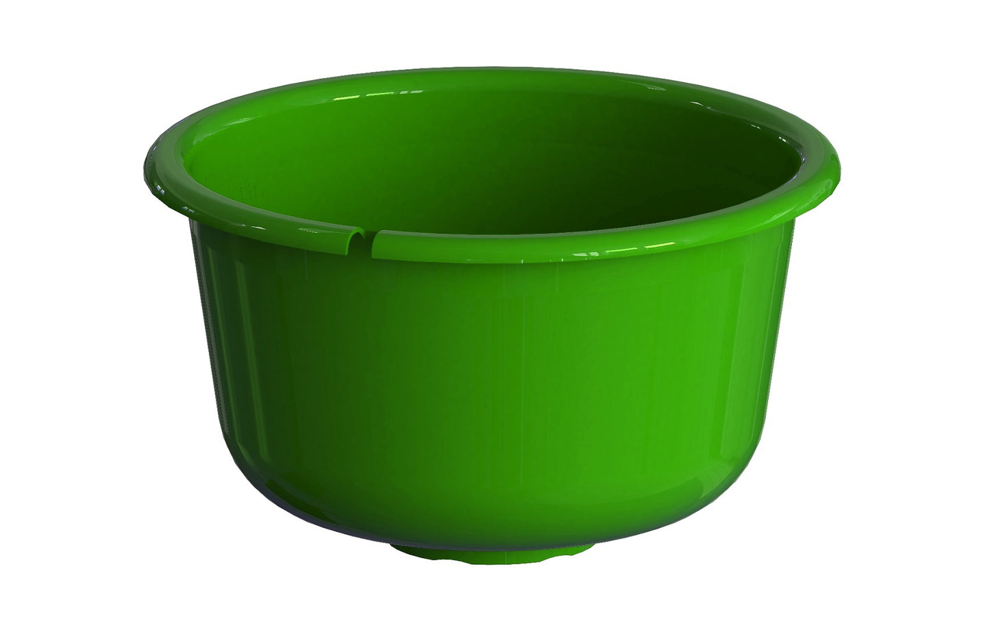 Insertar cuenco de comida plástico verde 8l