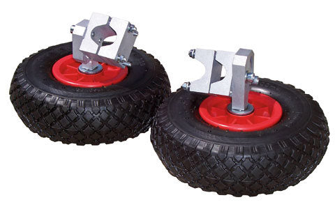 Set ruote di supporto, 2 pz. per carriole