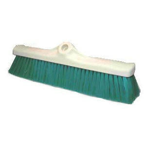 Scopa da stalla 40 cm in plastica verde