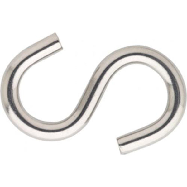 Gancio prodotti zincato 4mm etichettato per 4 pezzi