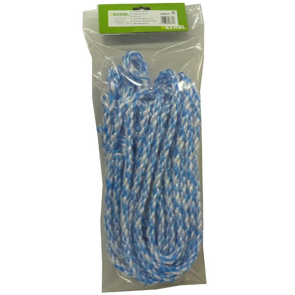Corde per mucche nylon blu bianco 200 cm 12 mm 5 pezzi