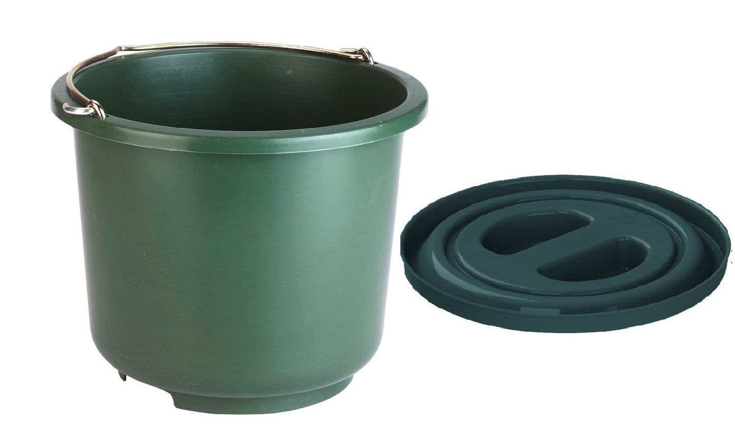 Cubo construcción estable plástico estable verde 12l