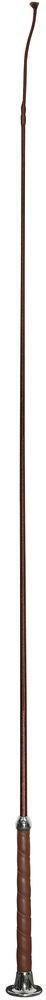 Fusta de doma fibra 110cm marrón