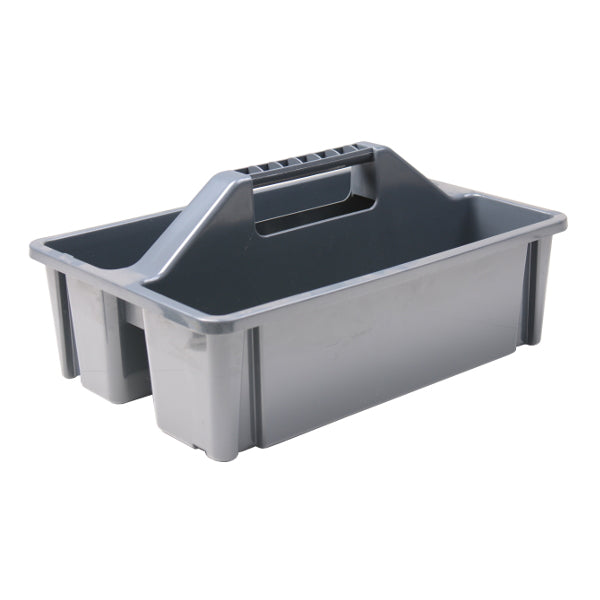 Prodotti pulizia vaschetta vaschetta porta attrezzi in plastica aperta antracite