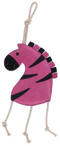 Zebra giocattolo a cavallo