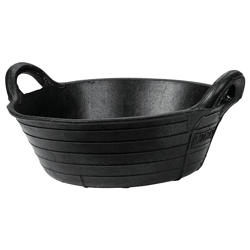 Cuenco de goma negro 11l