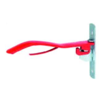 Portasillines plano plegable rojo