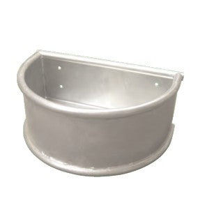 Comedero para caballos galvanizado, semiesférico