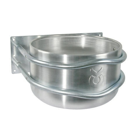 Cuenco de comida modelo de pared redonda de aluminio