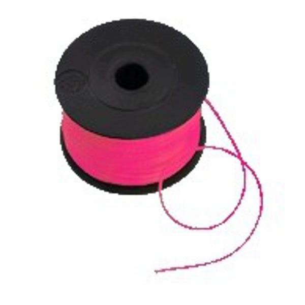 Hilo de mampostería nylon 1mm rosa brillante 50m