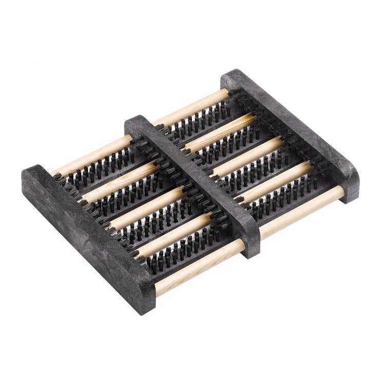 Cepillo para barrer pies con madera 34x27cm