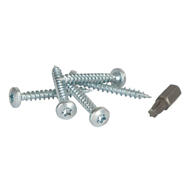 Tornillo ako 45x35mm tx25 galvanizado 100uds punta