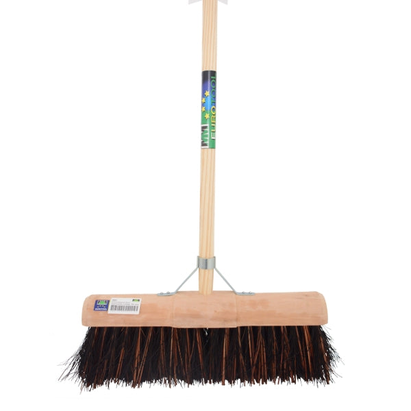 Scopa comunale eurotool mm 45 cm gambo vasca tappo tondo mm manico 140 cm
