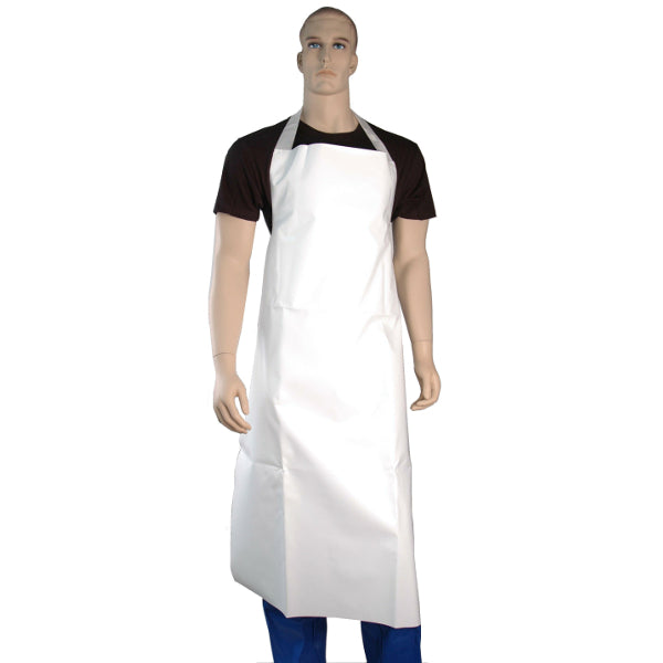 Delantal de leche blanco 120x75cm