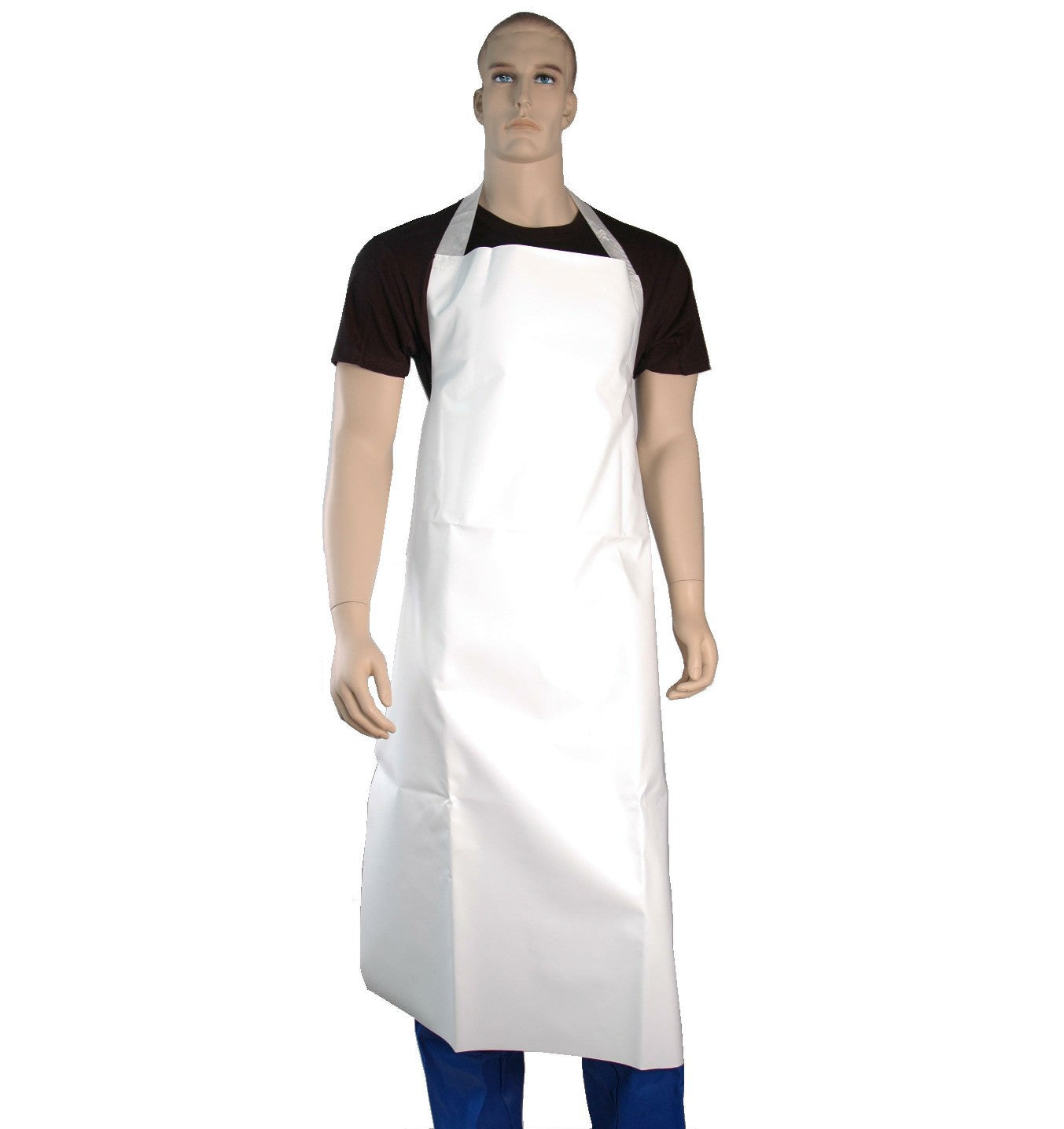 Delantal de leche blanco 140x75cm