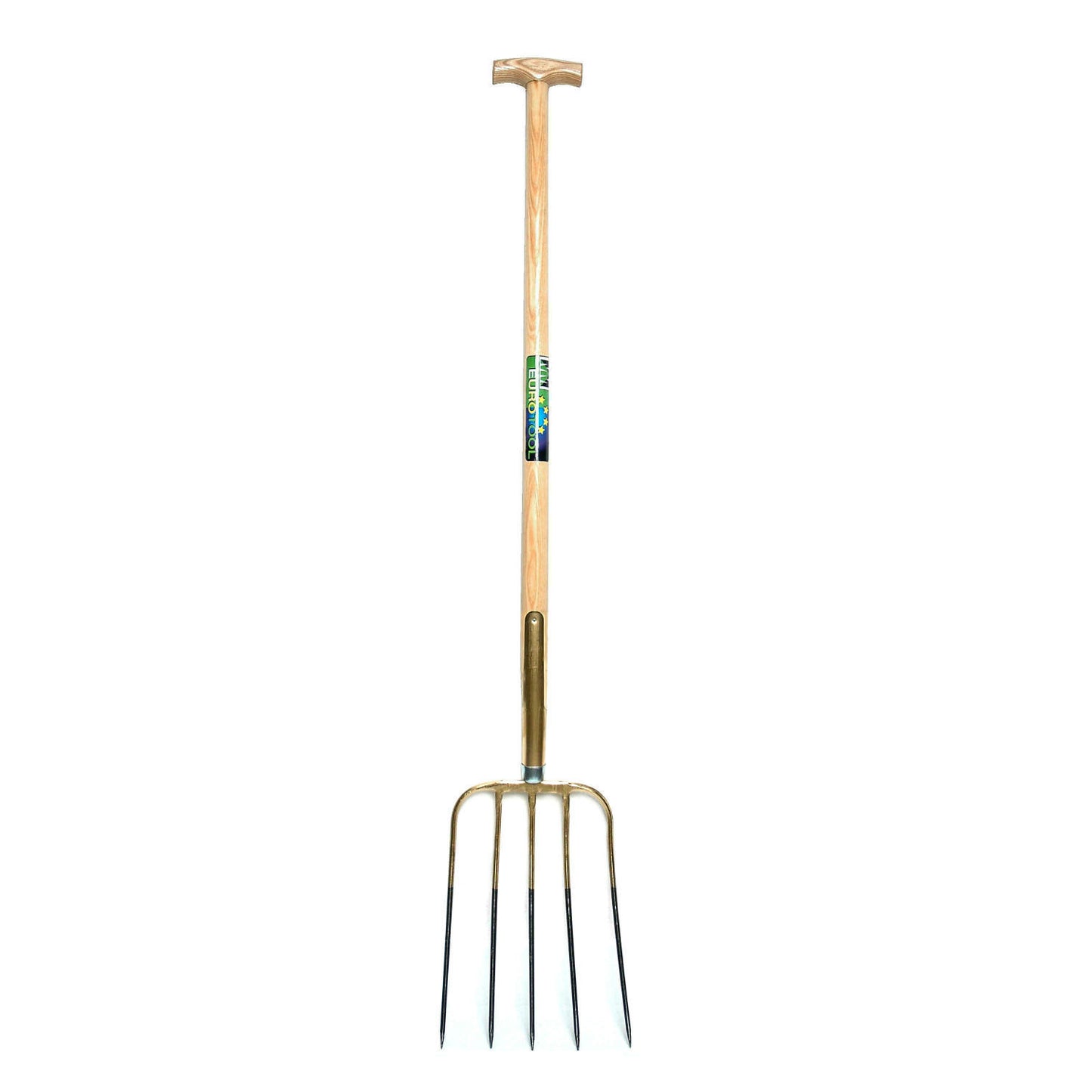 Mm prodotti eurotool forca letame 5tds manico a perno 100cm
