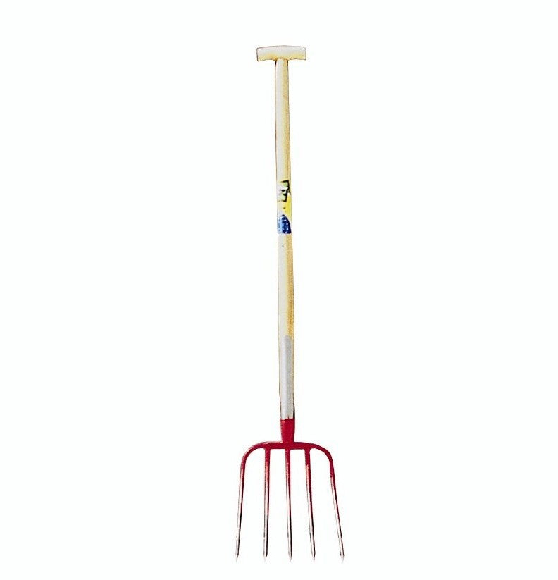 Mm prodotti eurotool forca letame 5tds manico a molla fissa 100cm