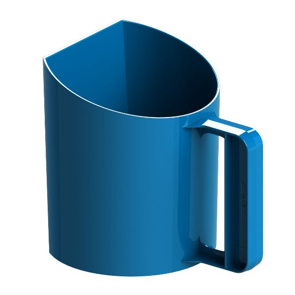 Producten meelschep voerschep 1kg bekermodel blauw