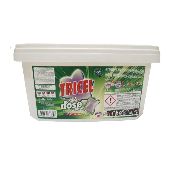 Dosis de polvo Tricel blanco (80x 27gr)
