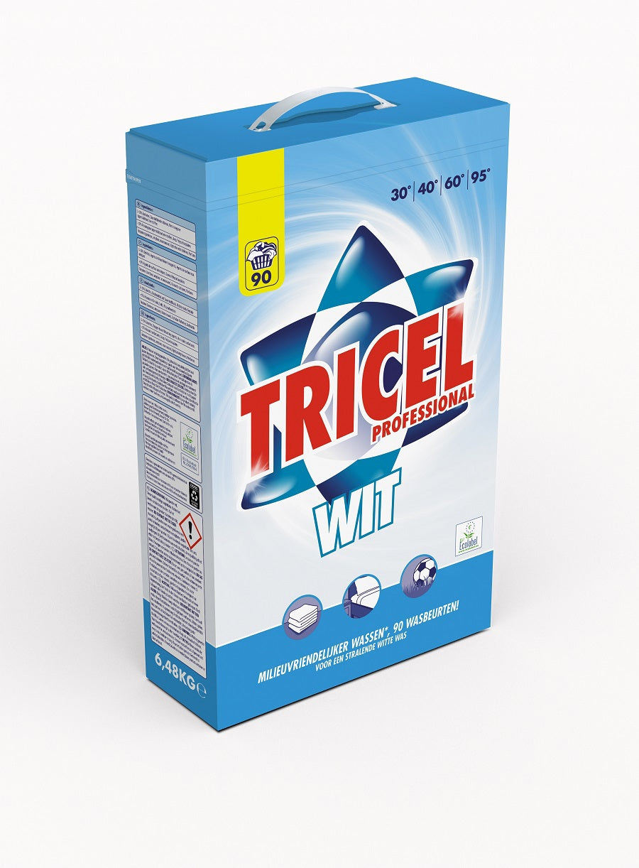 Tricel detergente en polvo blanco 648kg