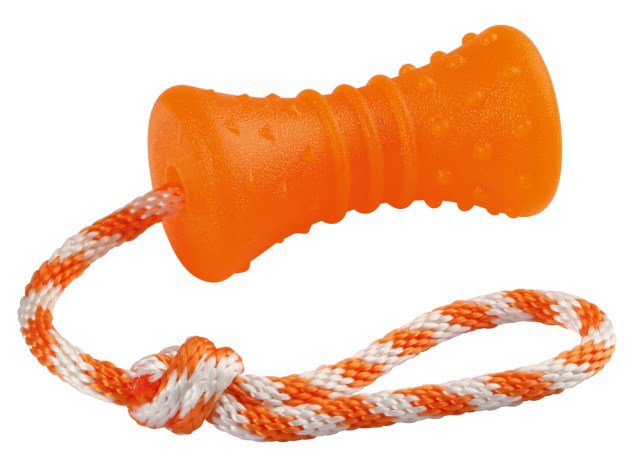 Osso su corda 30 cm toyfastic arancione 125x%c3%b87cm