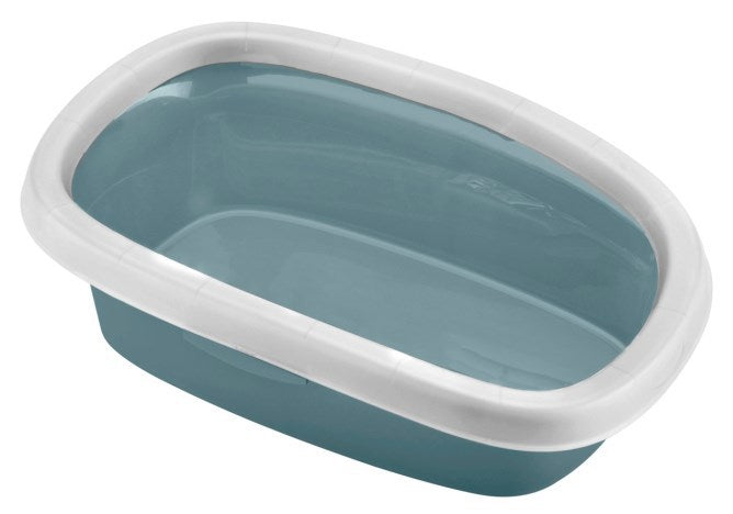 Producten sprint kattenbak met rand 58 x 39 x 17 cm blauw