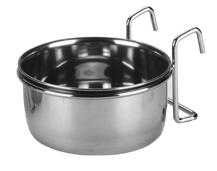 Recipiente de acero inoxidable 600 ml 12 cm con soporte