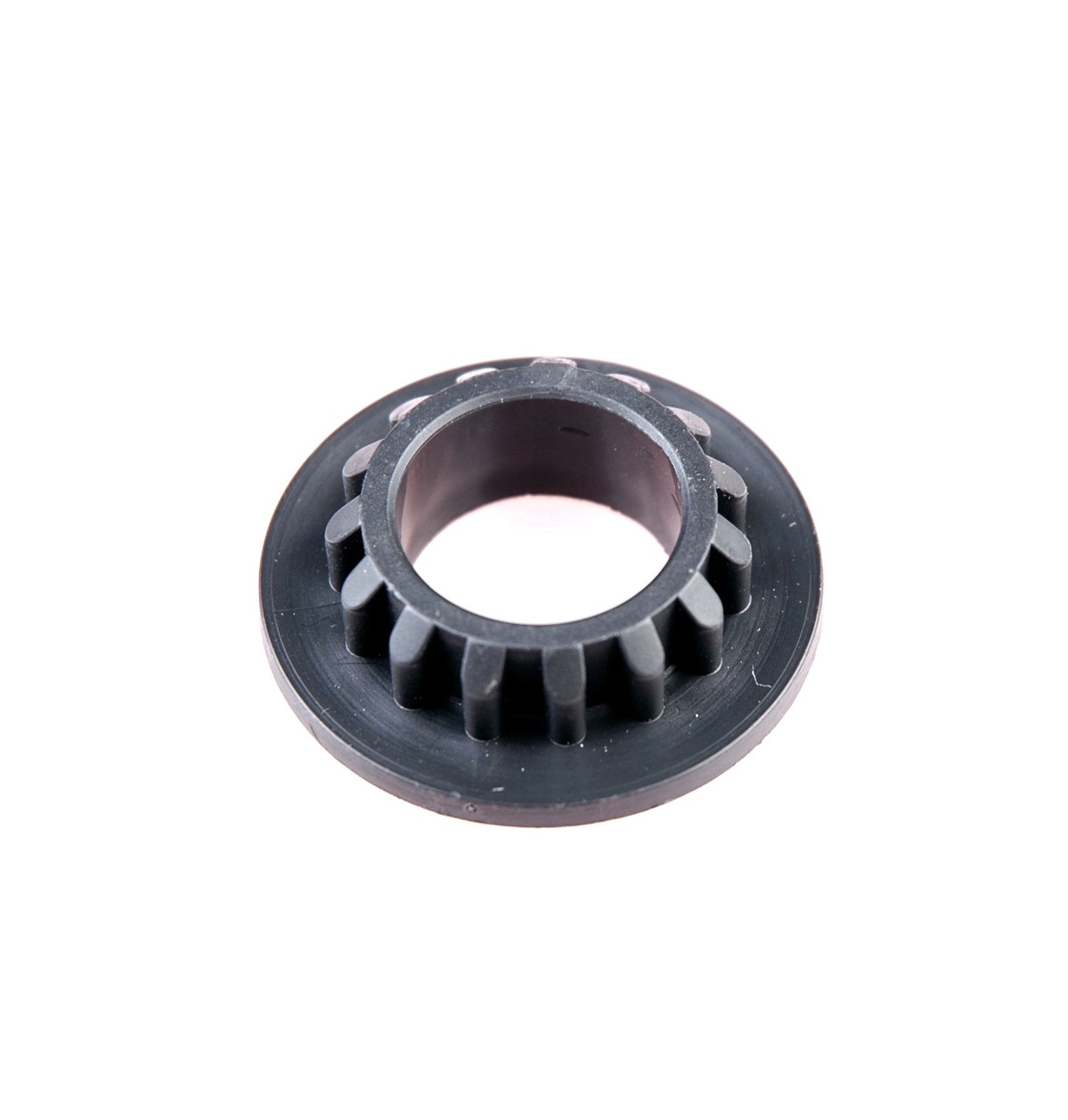 Anillo de plástico fuerte para eje de rueda de carretilla.