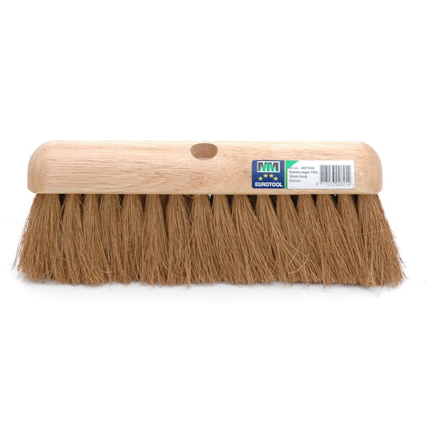Mm eurotool productos barredor de piso de habitación fsc 30cm madera coco mm