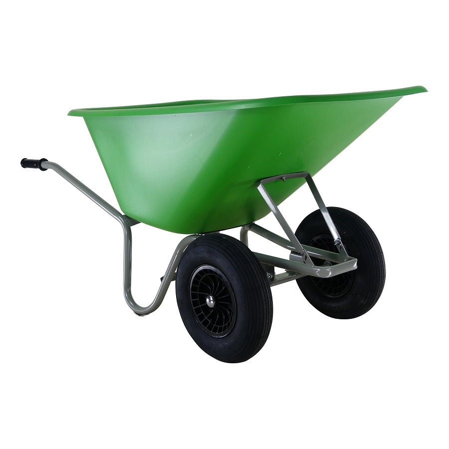 Carriola Altrad Forza 165l contenitore hdpe verde 2 ruote pneumatiche