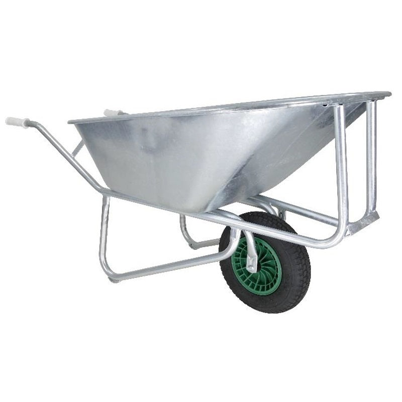 Carretilla Fort contenedor acero 230l base galvanizada