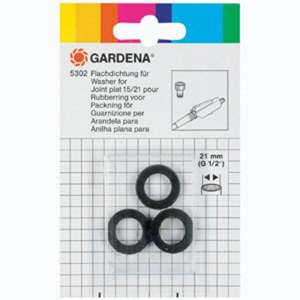 Anillos de goma gardena 3uds 2