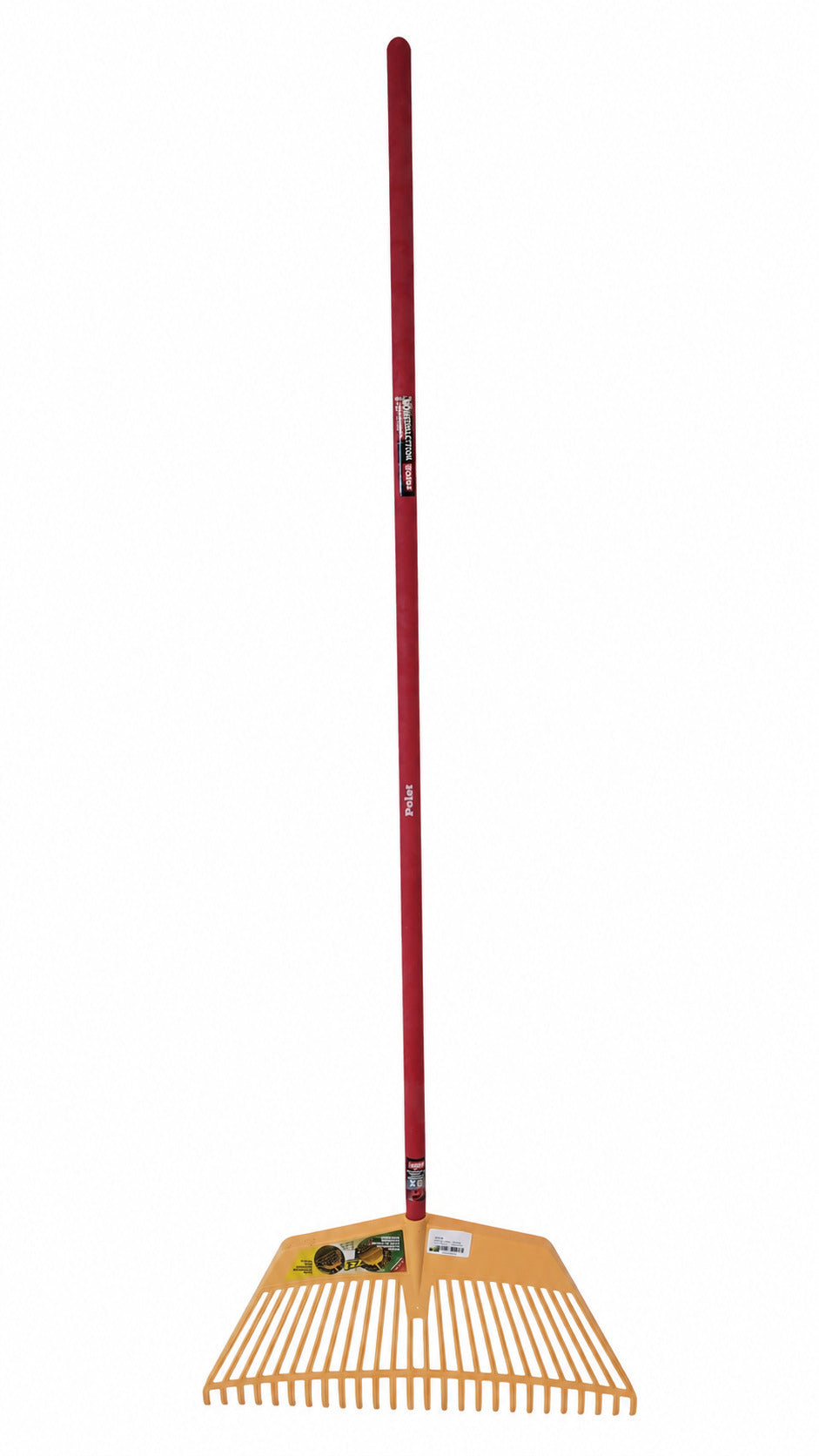 Mm eurotool productos rastrillo de hojas jumbo mm 60cm mango plástico fibra de vidrio 150cm