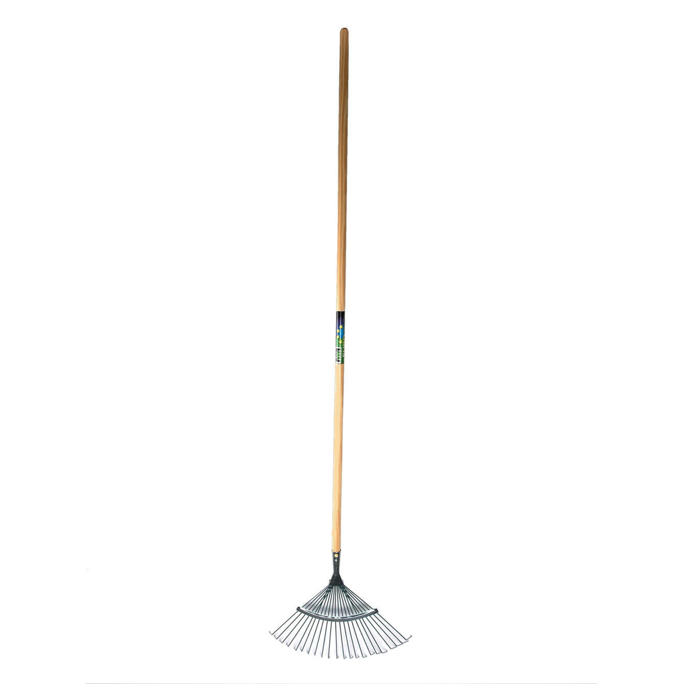 Mm eurotool rastrillo cesped mm 22tds púas redondas con mango 150cm