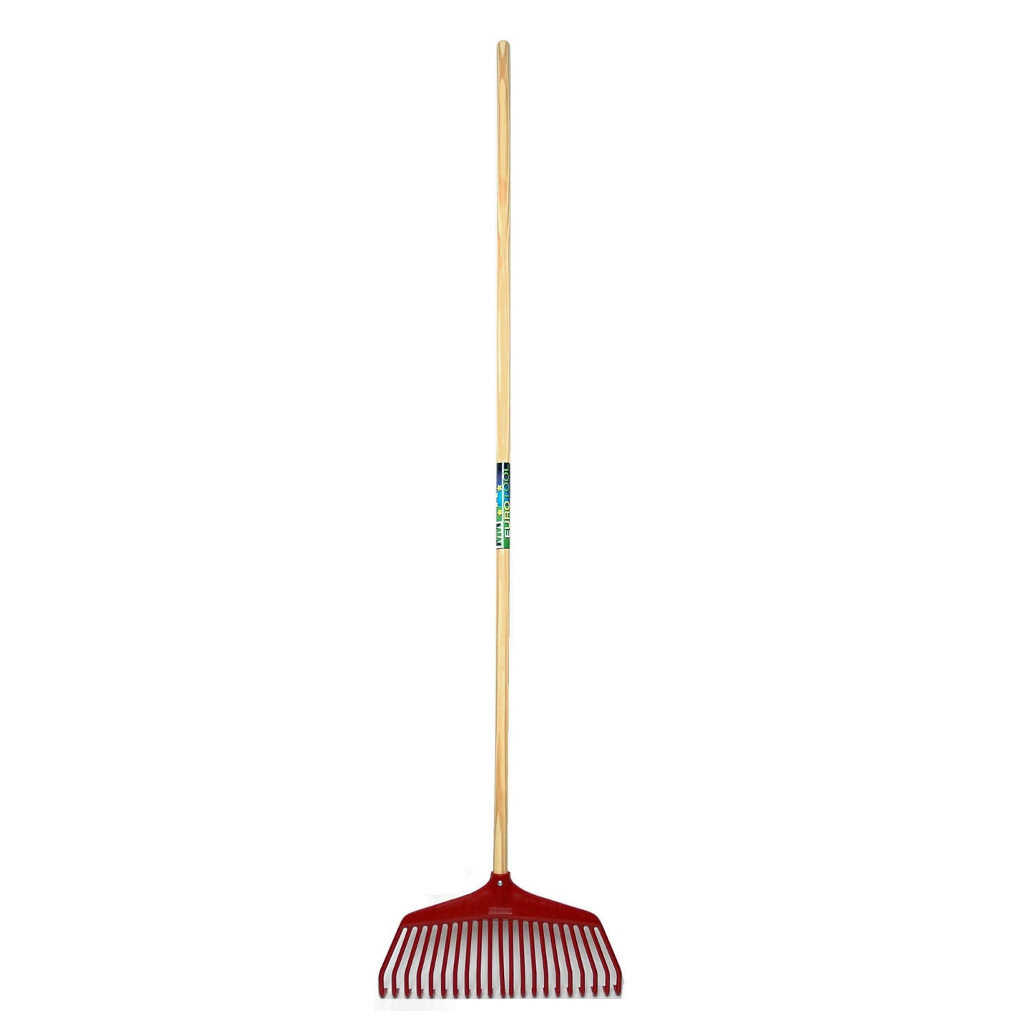 Mm eurotool rastrillo cesped nylon fiskars con mango madera 150cm