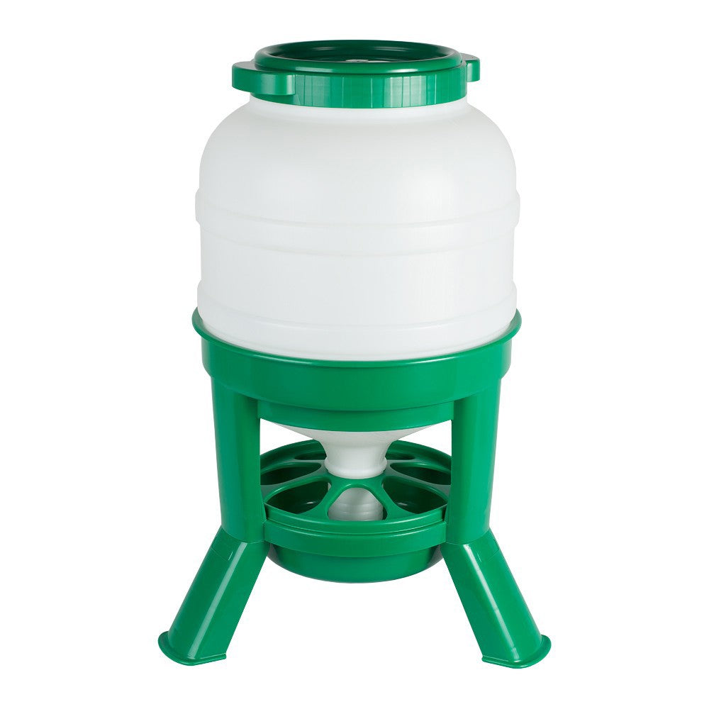 Comedero con tolva Olba 30ltr plastico verde