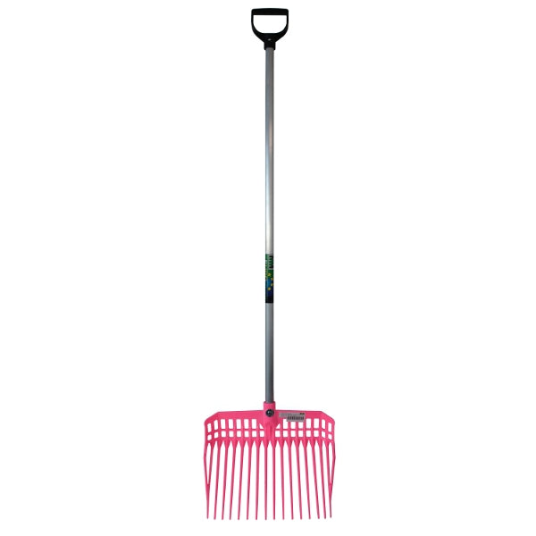 Mm eurotool productos higo tenedor plástico mm rosa con mango de aluminio d