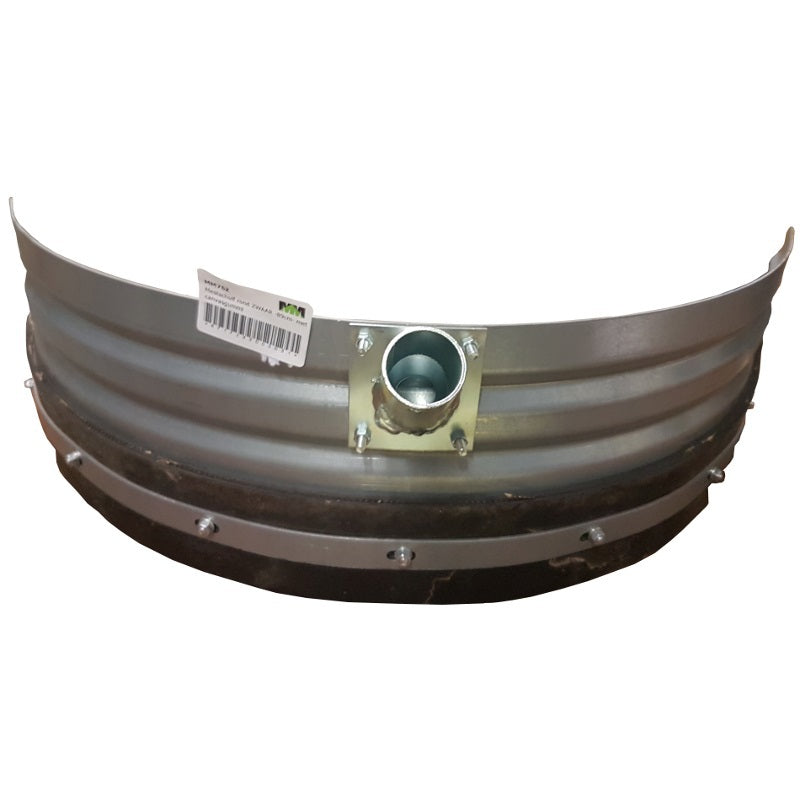 Mm eurotool producten mestschuif rond zwaar 80cm met canvasgummi