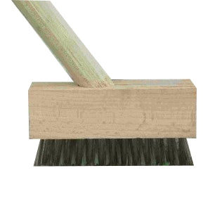 Mm eurotool cepillo para malas hierbas mm con mango 140cm