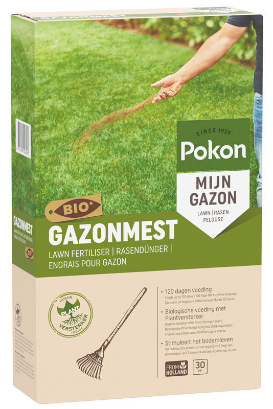 Abono orgánico para césped Pokon para 30m2 2kg