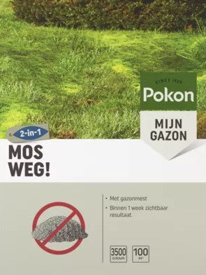 Pokon musgo lejos 35kg por 100m2