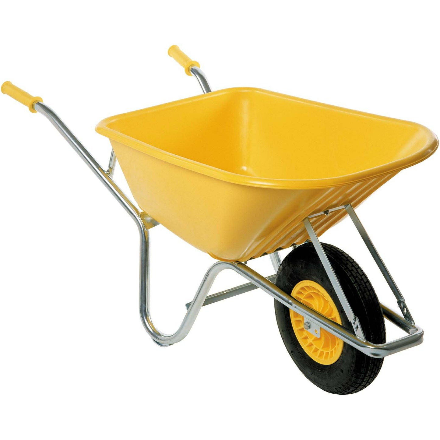Carretilla fort 100l amarilla tipo pe100