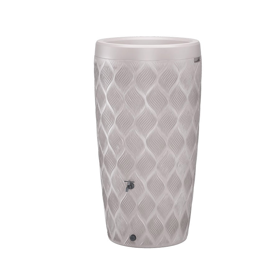 Producten regenton flow white 240l incl plantenbak