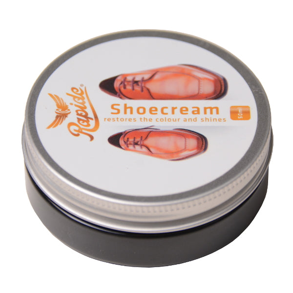 Lucido per scarpe Rapide crema per scarpe nero 50ml