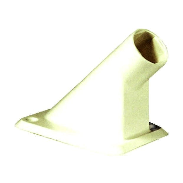 Portabandiera in plastica bianco