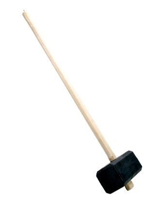 Martillo de jardín de plástico eurotool mm con mango 110cm