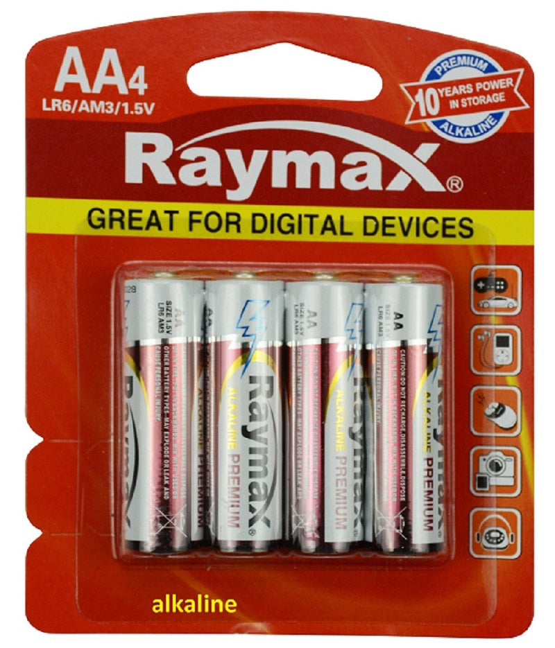 Batteria Raymax penlite alcalina lr6 aa x4 pz